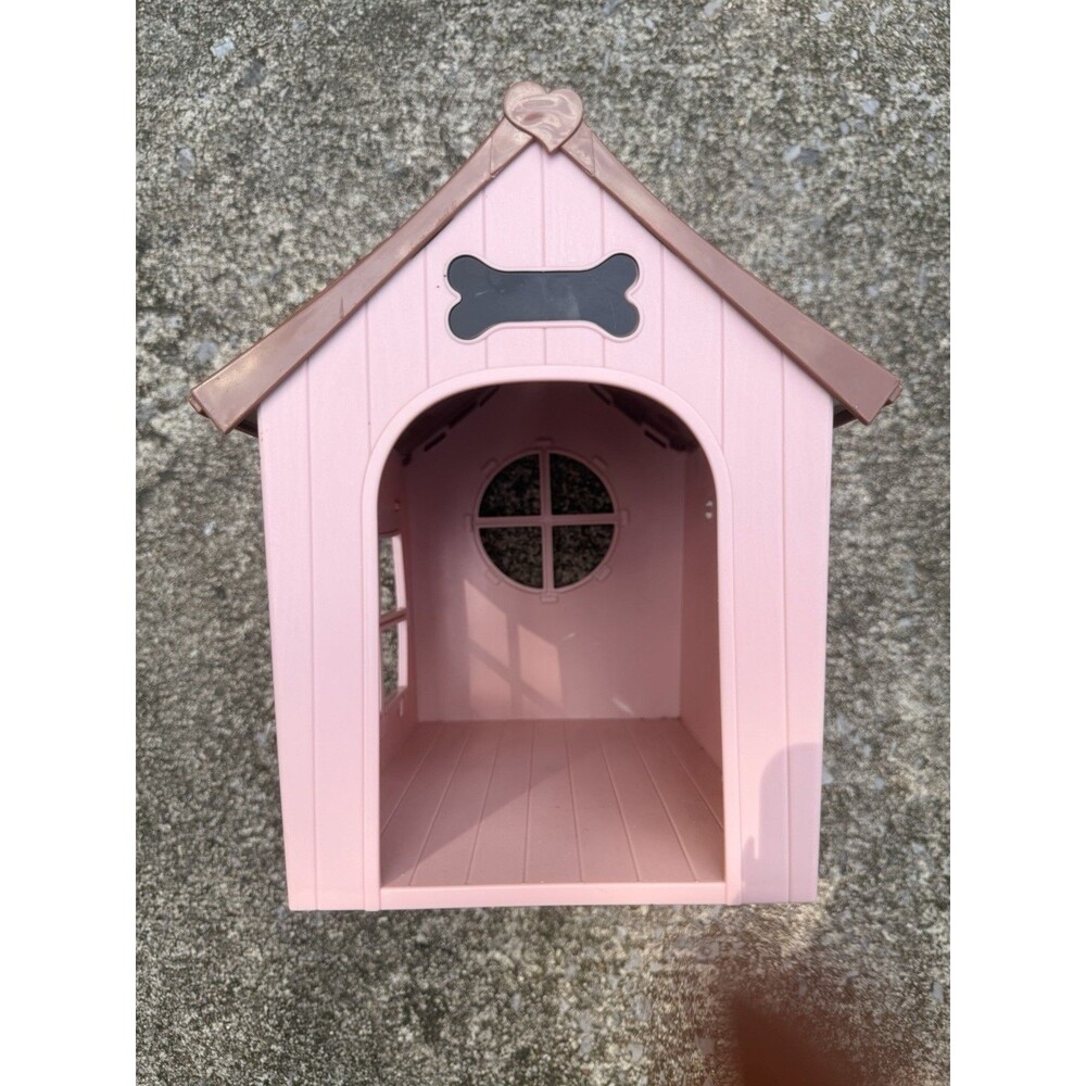 Our Generation Dog House 18” Dolls Toys Plush no accessories Pink 10” Tall